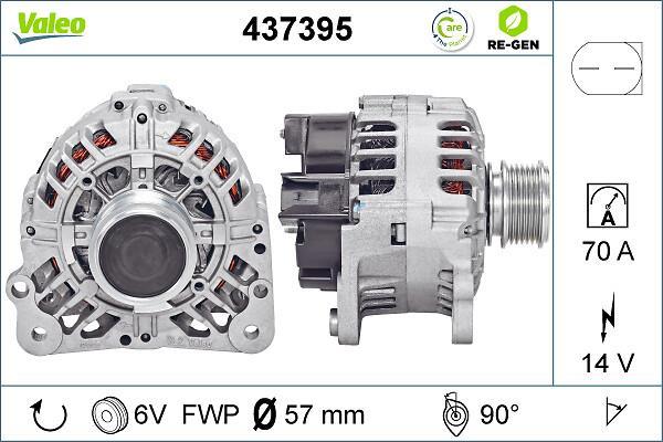 Alternateur VALEO ref. 437395