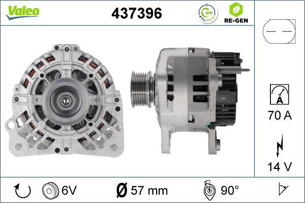 Alternateur VALEO ref. 437396