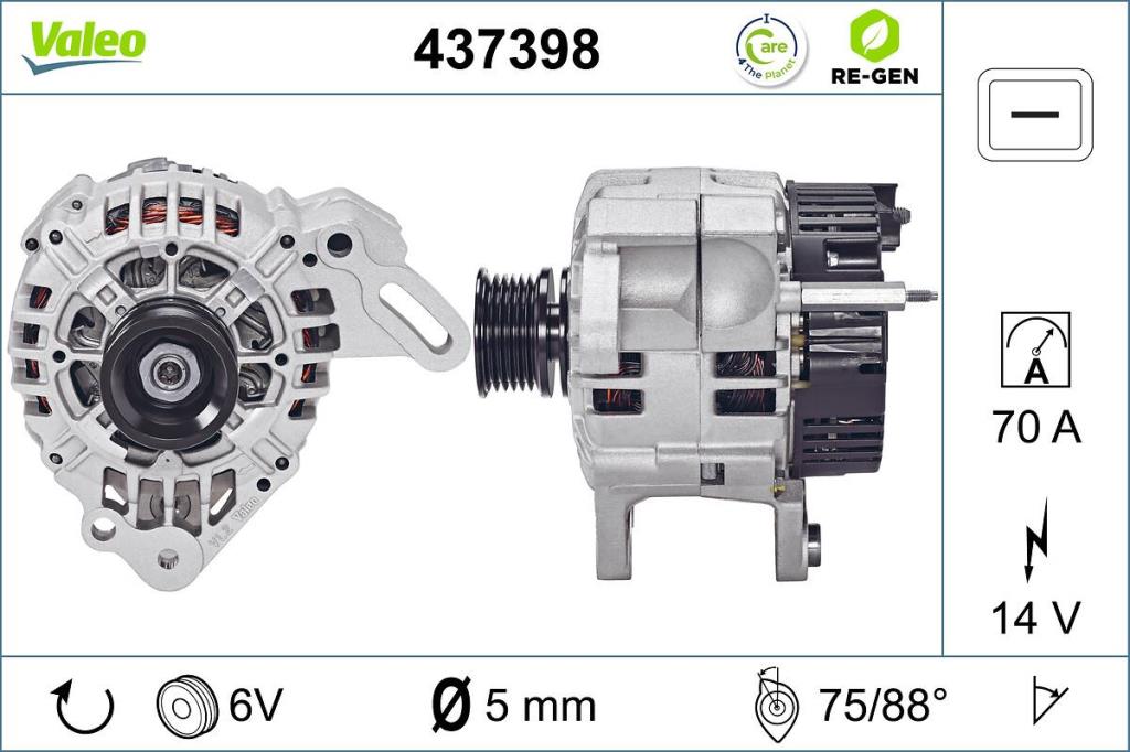 Alternateur VALEO 437398