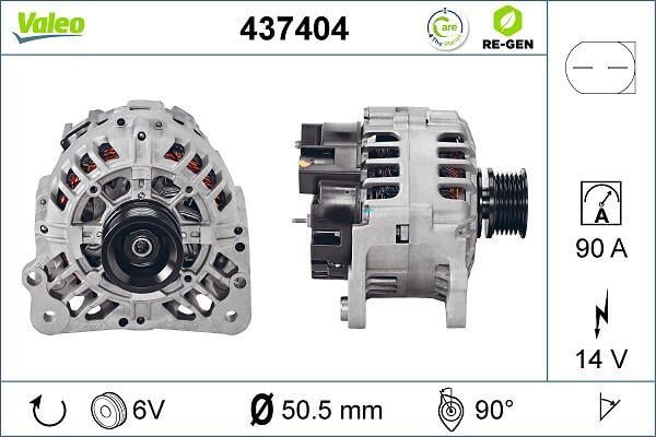 Alternateur VALEO ref. 437404