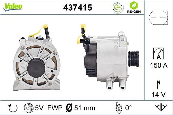 Alternateur VALEO ref. 437415