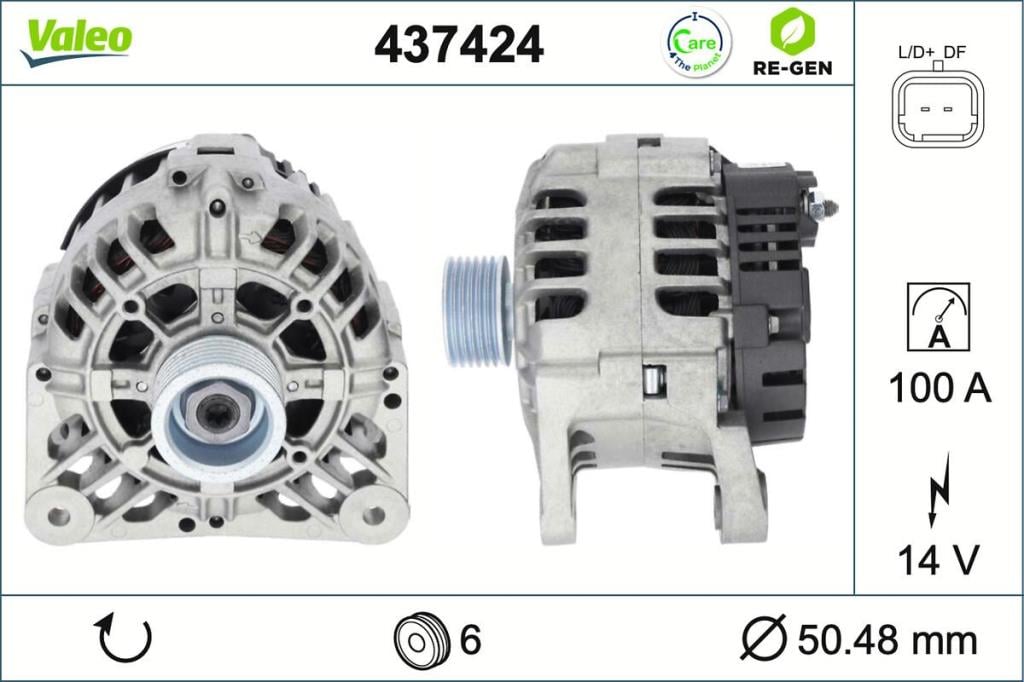 Alternateur VALEO 437424
