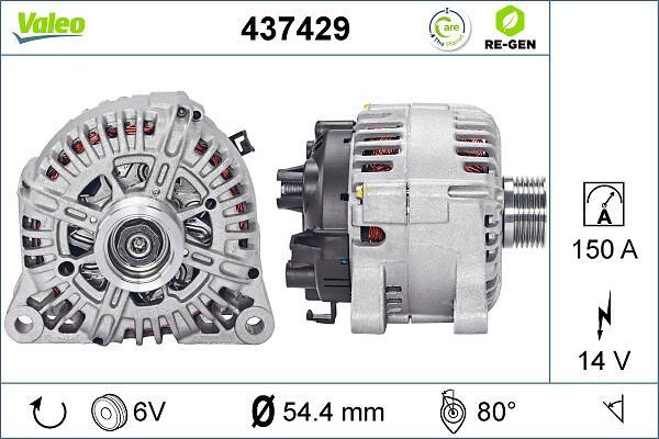 Alternateur VALEO 437429
