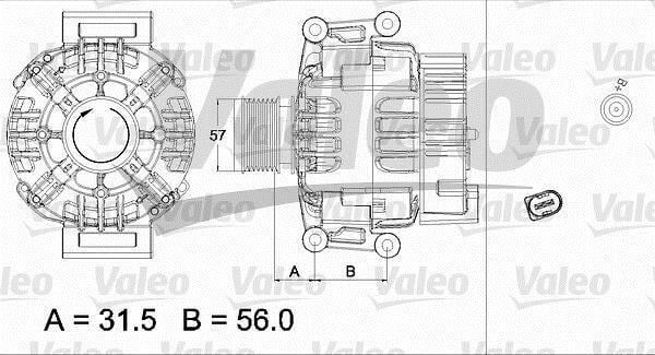 Alternateur VALEO 437430