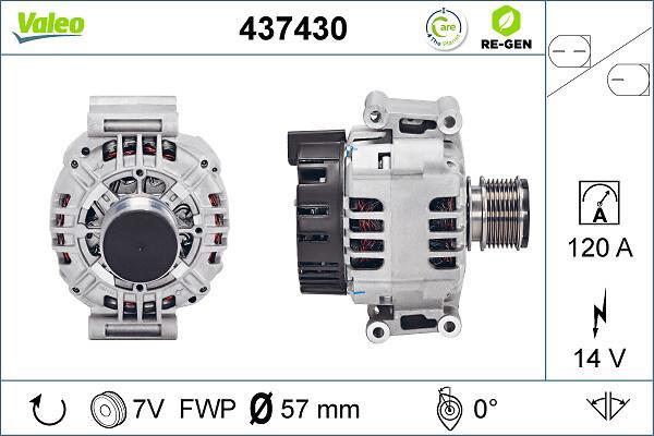 Alternateur VALEO 437430