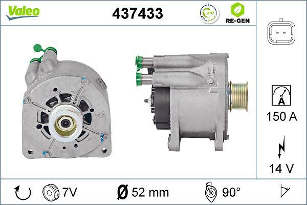 Alternateur VALEO 437433