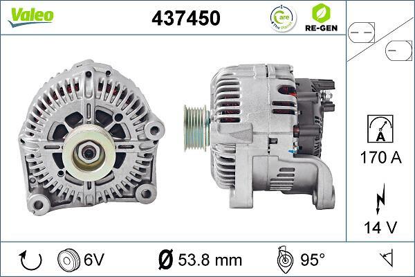 Alternateur VALEO ref. 437450