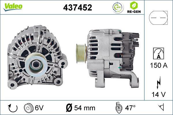 Alternateur VALEO 437452