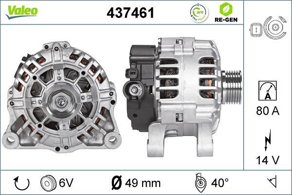 Alternador VALEO ref. 437461