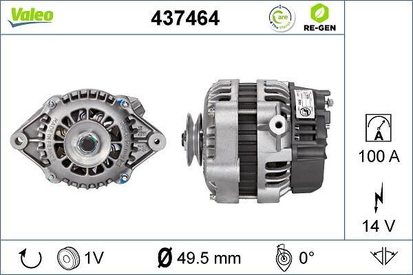 Alternateur VALEO 437464