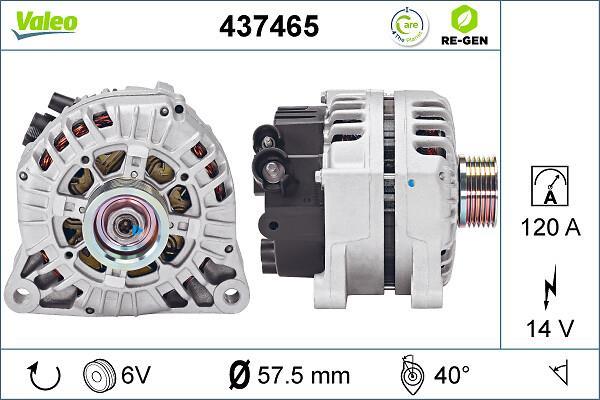 Alternateur VALEO ref. 437465