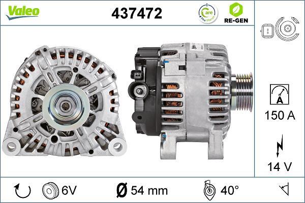 Alternateur VALEO ref. 437472