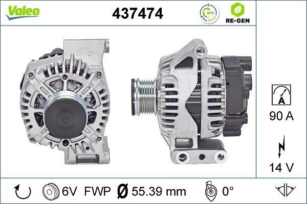 Alternateur VALEO ref. 437474
