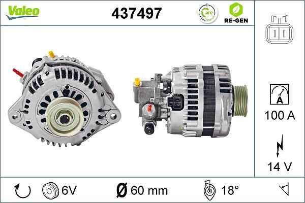 Alternateur VALEO ref. 437497