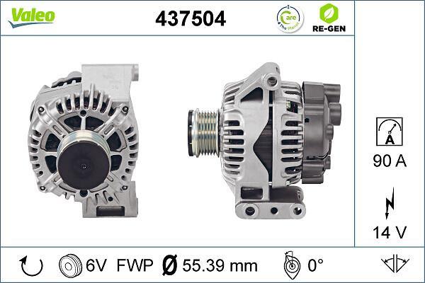 Alternateur VALEO ref. 437504
