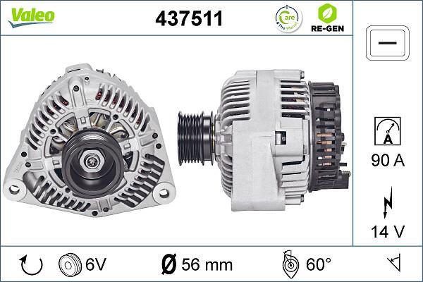 Alternateur VALEO ref. 437511