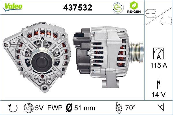 Alternateur VALEO 437532