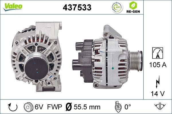 Alternador VALEO ref. 437533