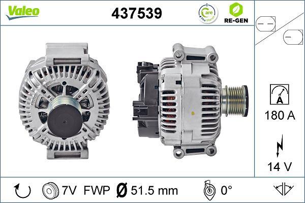 Alternateur VALEO ref. 437539
