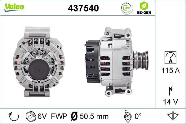 Alternateur VALEO ref. 437540