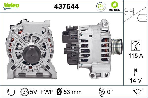 Alternador VALEO 437544