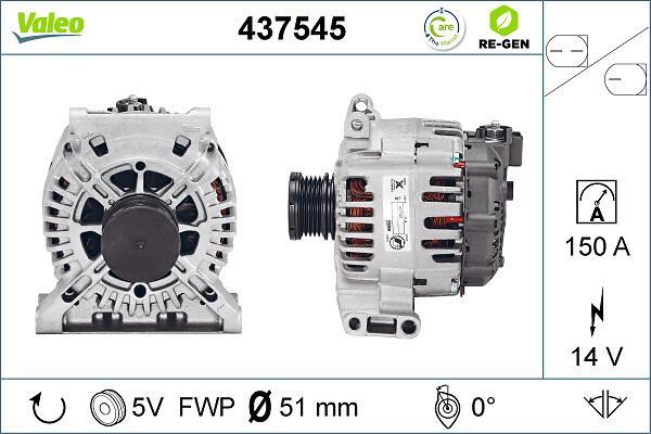 Alternateur VALEO 437545