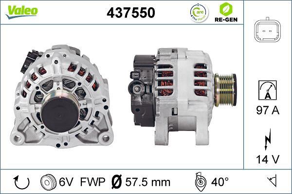 Alternateur VALEO 437550
