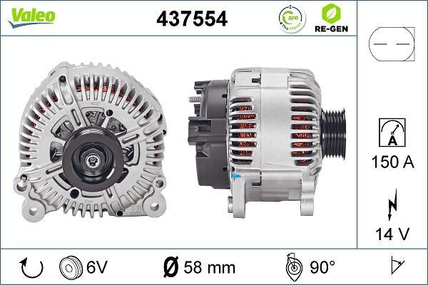 Alternateur VALEO ref. 437554