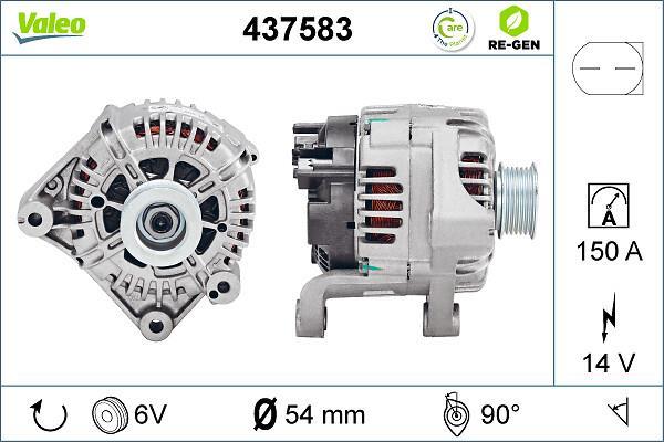 Alternateur VALEO ref. 437583