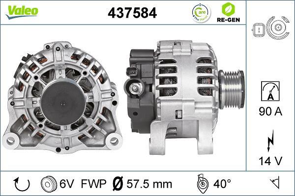 Alternateur VALEO ref. 437584