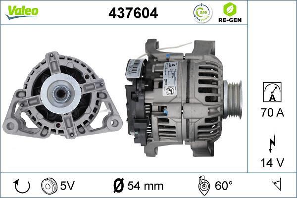 Alternateur VALEO 437604