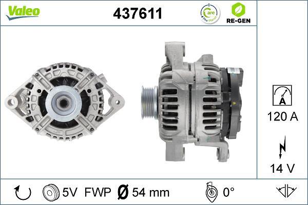 Alternateur VALEO ref. 437611