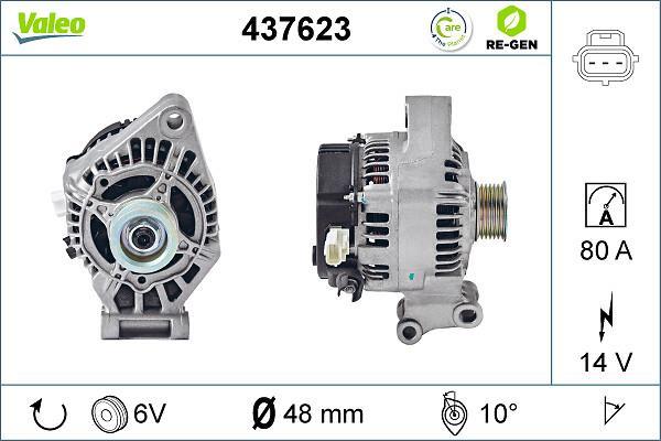 Alternateur VALEO 437623