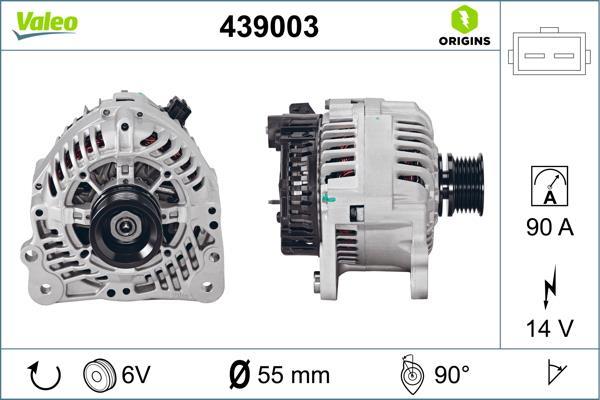 Alternateur VALEO 439003