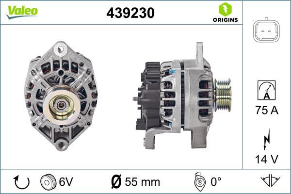 Alternateur VALEO ref. 439230