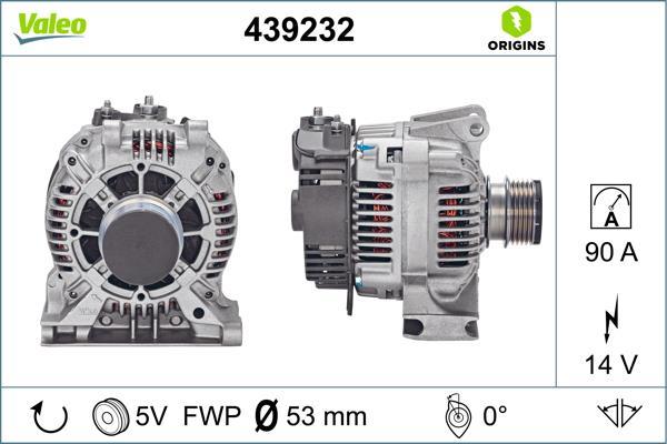 Alternateur VALEO 439232