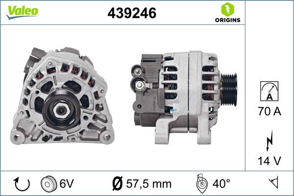 Alternateur VALEO 439246