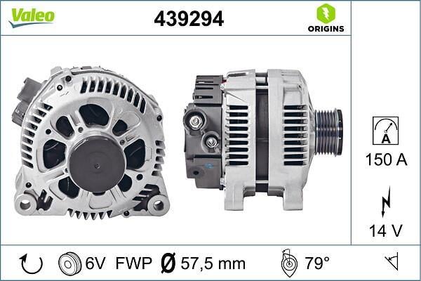 Alternateur VALEO ref. 439294