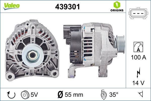 Alternador VALEO 439301
