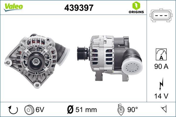 Alternateur VALEO 439397