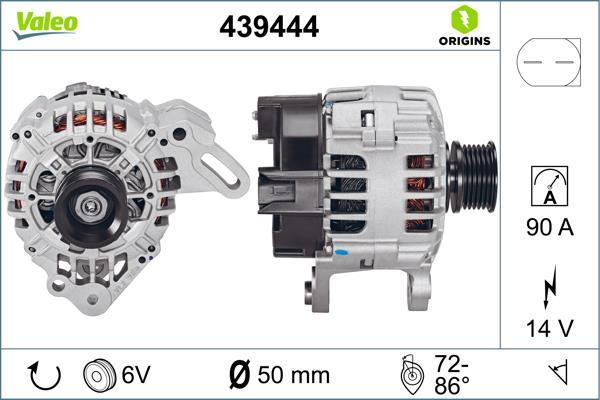 Alternateur VALEO 439444