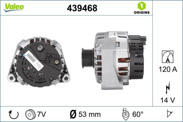 Alternador VALEO 439468