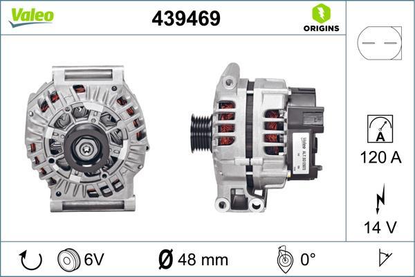 Alternateur VALEO 439469