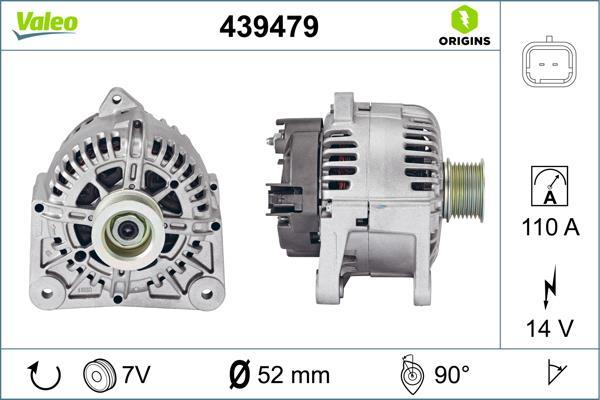 Alternateur VALEO 439479