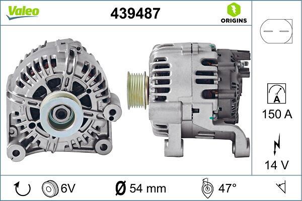 Alternateur VALEO 439487