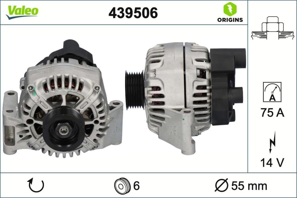 Alternateur VALEO ref. 439506