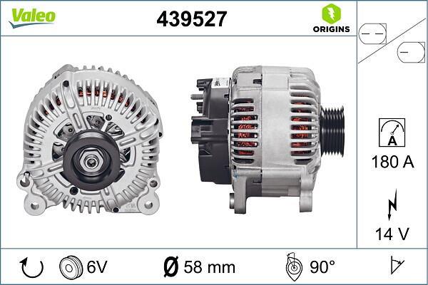 Alternateur VALEO ref. 439527