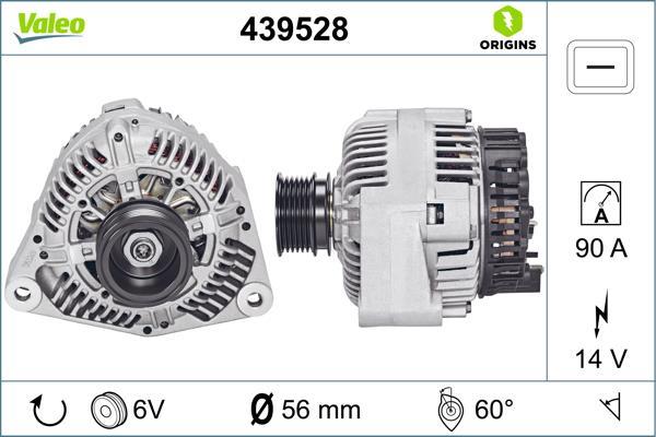 Alternateur VALEO ref. 439528