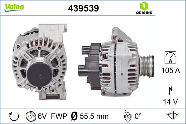 Alternateur VALEO 439539