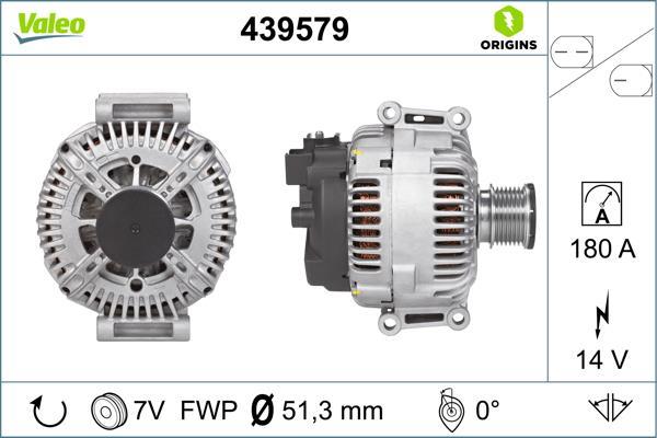 Alternador VALEO ref. 439579